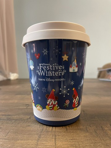 【現貨】東京迪士尼 tokyo disney 冬季限定小精靈不鏽鋼隨身杯 手拿杯 370ml