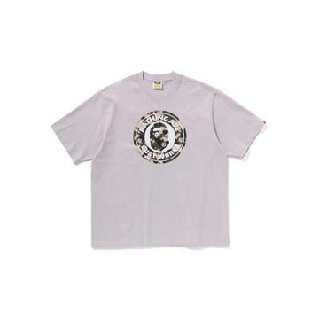 BAPE Map Camo Busy Works Tee 猿人 迷彩 短袖 灰色 1L30110320-GY