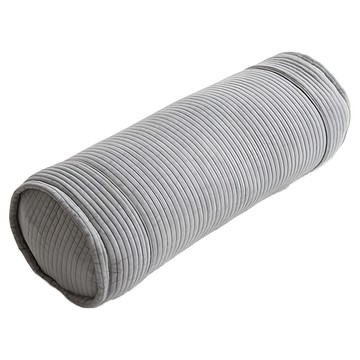 Sarang Yegam 60支薄紗棉彩色圓形枕套 + 內枕套組  灰色  大(46 x 17cm)  1件