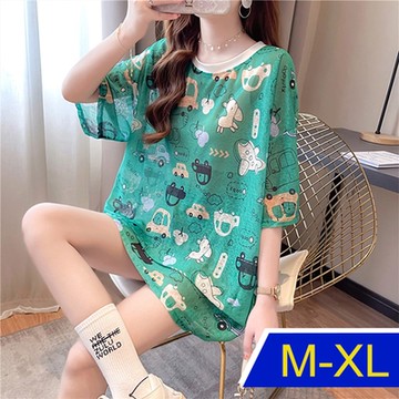 【涼夏短T】[韓國K.W.]夏日焦點防曬透氣涼爽上衣(降溫衣 防曬服 中長袖 涼感 )