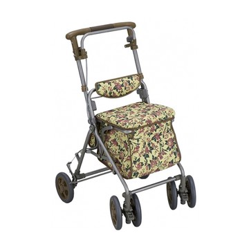 【海夫健康生活館】勝邦福樂智 ARUTO 多功能中型簡易助行車 康乃馨(ALTBR-C)