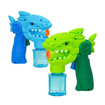 動物造型燈光音樂泡泡槍  1組  藍色/綠色