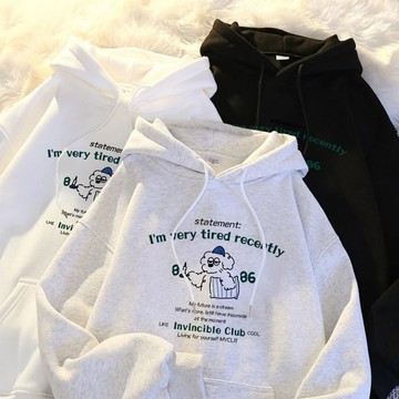 一定要試試！帽t 長袖帽t 衛衣 韓國帽t 刷毛 帽t 帽踢韓國 oversize 冬天帽t 寬鬆帽t 連帽上衣 帽t女
