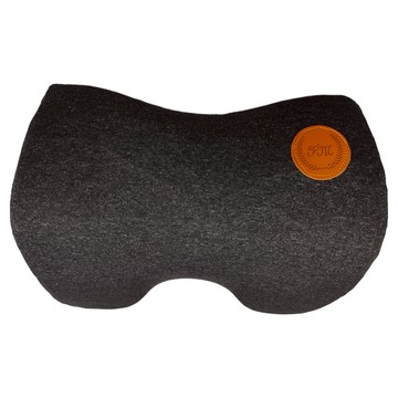 車用頭枕 水晶灰 30x14x30cm 腰靠 47x19x43cm  墊高  黑色  1個