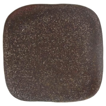 Minoya 美濃燒 茶釉素燒角皿 日本製  1個