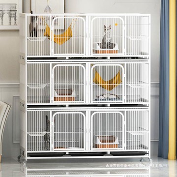 ??快速出貨?? 公司貨 貓籠子繁殖籠繁育籠室內家用貓咪超大三層養殖籠貓舍寵物店鴿子籠