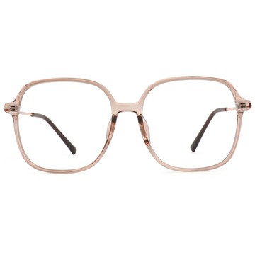 FORECO | 新潮藝術大方框眼鏡 | 奶茶咖