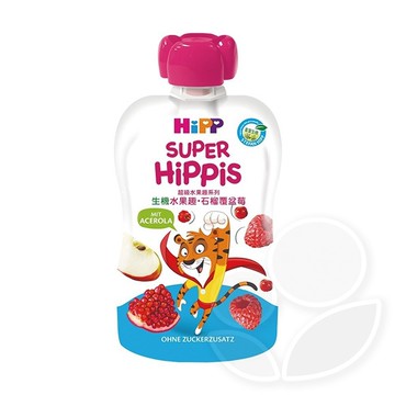 HiPP 喜寶 生機水果趣-石榴覆盆莓100g【佳兒園婦幼館】