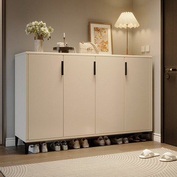 免運 奶油風 鞋櫃 家用 門口外樓道入戶玄關櫃一體儲物櫃鞋架qxm8061