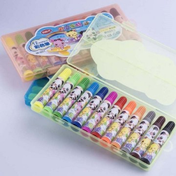 利百代 可愛家族彩色筆-12色 W-001