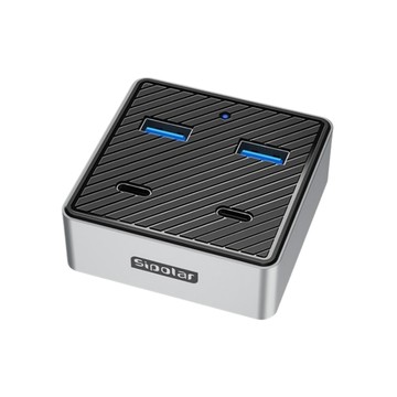 便利生活小物 type-c擴充套件塢 多介面HUB 支援外接獨立供電 擴充套件 4口USB3.2 集線器 桌面 筆電