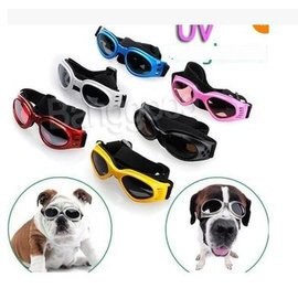【寵物眼鏡-墨鏡-AC-鏡框-14*4.5cm-脖圍20-70cm】狗狗太陽鏡 潮狗必備防嗮防風 6色顏色隨機-79014