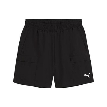 Puma 工裝短褲 男裝 6吋 黑【運動世界】62965601