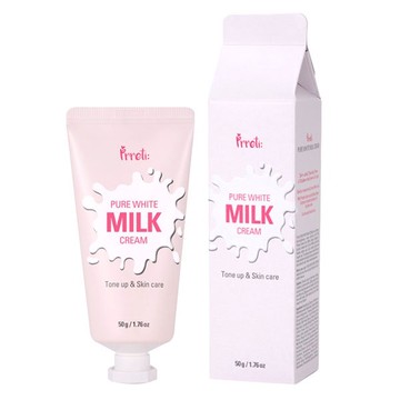 韓國Prreti 蜜桃牛奶素顏霜50g