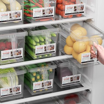台灣熱賣食品級冰箱收納盒保鮮盒廚房蔬菜水果專用整理神器冷凍鷄蛋餃子盒0701 IA0D