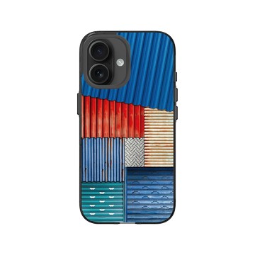 iPhone 16 Clear (相機按鈕) 酷墨灰 - 老屋顏 Old House Face - 鐵皮屋