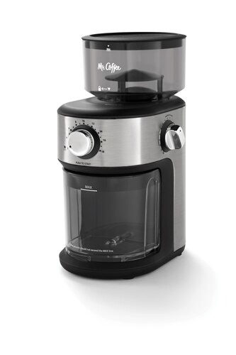 Mr. Coffee Automatic Burr Mill Grinder 18-Cup - Stainless Steel 1 Unit