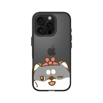 iPhone 16 Pro Clear 酷墨灰 - 嗨小強 Hi John - Wink Me