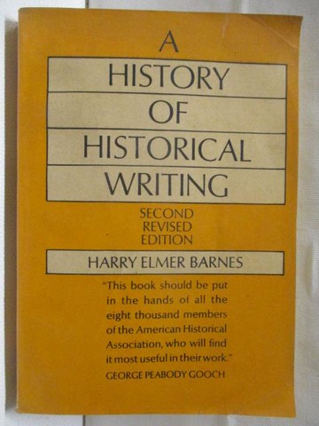 【書寶二手書T8／文學_OKH】A History of Histirical Writing