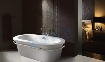 【麗室衛浴】BATHTUB WORLD 壓克力造型獨立缸 LS-1080 150*75*60cm