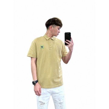 『老爺有喜』重磅刺繡墨鏡人POLO衫(NOF2303C10005)-卡其