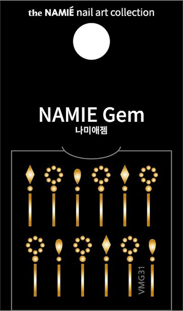 【專業用】NAMIE Gem 美甲裝飾藝術貼紙 Volume Metallic 31