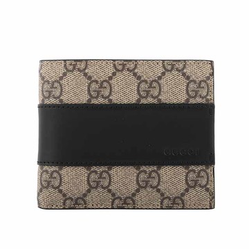 GUCCI GG Supreme 8卡對開短夾(咖啡) 451240 KGDHN 9769