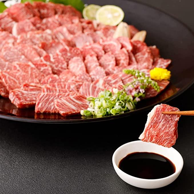 馬刺し 熊本 国内肥育 上霜降り（トロ） 約10人前 計500g (50g×10) 馬肉 おつまみ