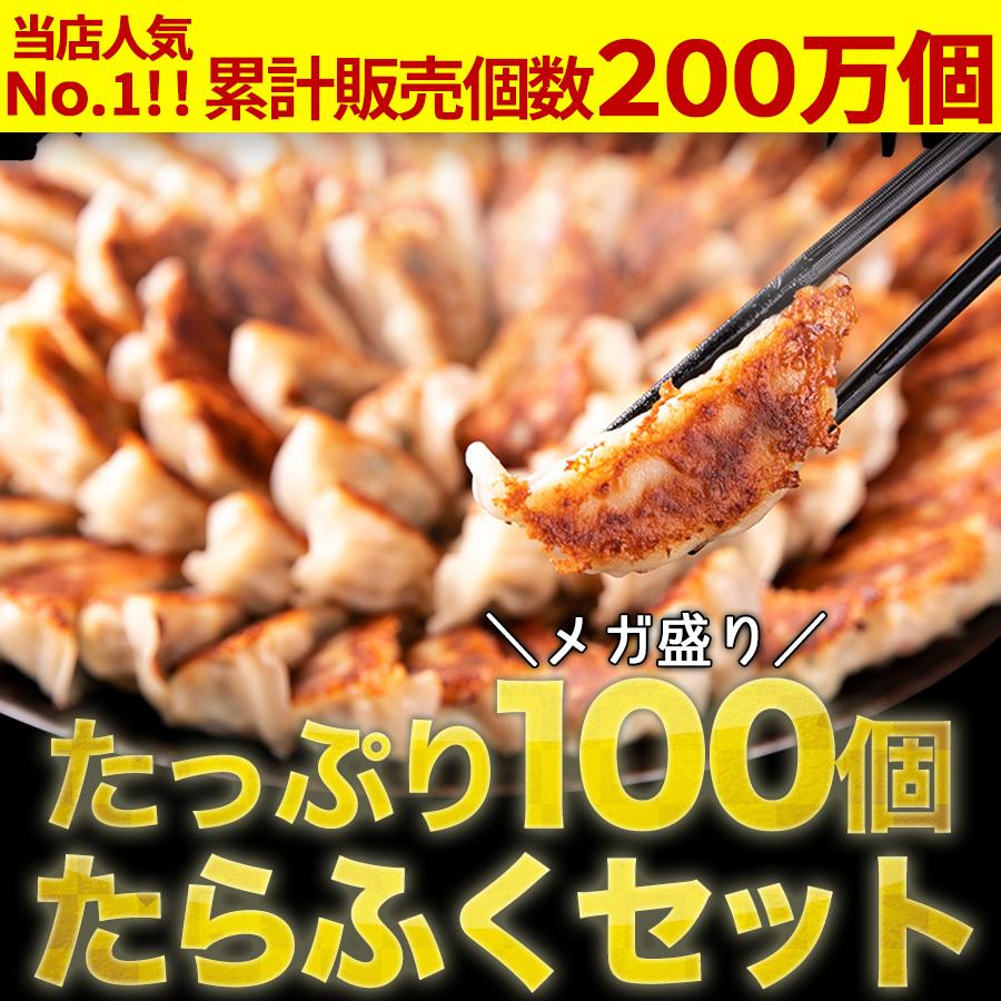 餃子 取り寄せ 送料無料 業務用 冷凍 生餃子 国産素材 たらふくセット 100個入