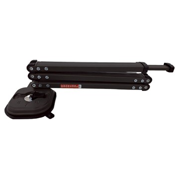 無痕伸縮曬衣桿 鋁合金材質  黑色  940g