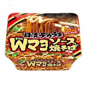 日清食品 日清デカうま Wマヨソース焼そば 153g（沖縄・離島配送不可）