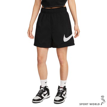 Nike 短褲 女裝 高腰 黑【運動世界】DM6740-010
