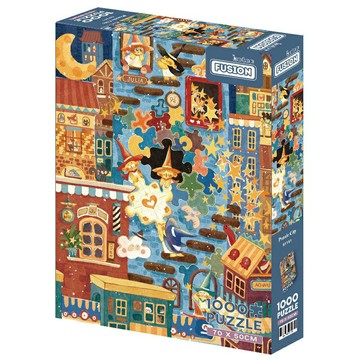 【拼圖貓】botop - Botop Fusion 拼圖城 1000片正版拼圖 進口藍卡紙 51151