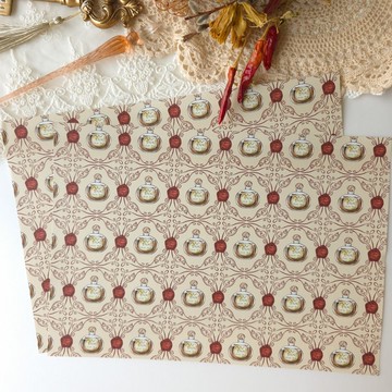 單面印刷 墨水瓶設計紙