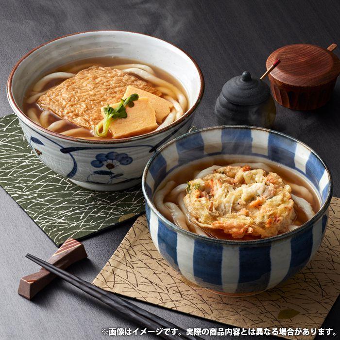 内祝い お返し 惣菜 麺 うどん お歳暮 2023 ギフト うす家 きつね  かき揚げ 手延うどん 2種 セット お取り寄せグルメ 冷凍便 メーカー直送