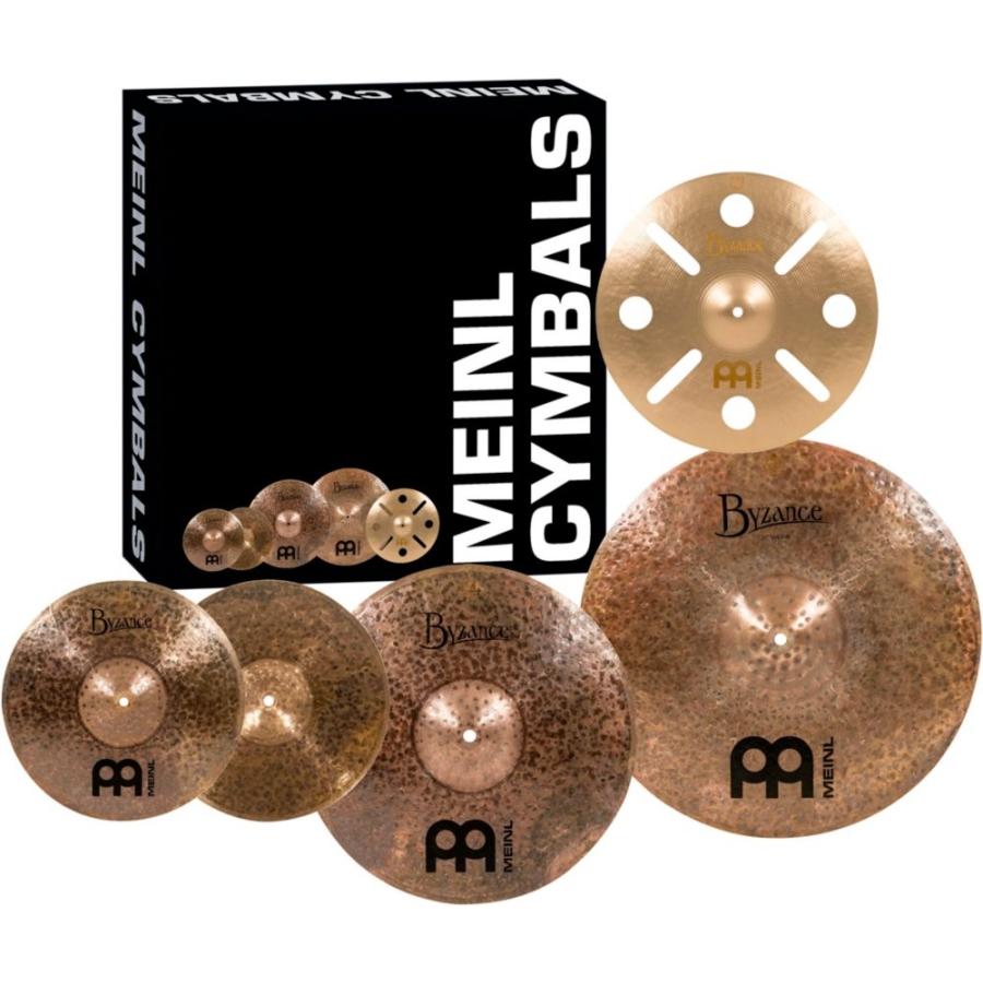 Meinl Byzance Dark Cymbal Set with FREE in. Vintage Trash Crash