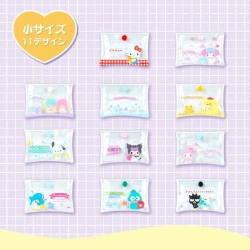 真愛日本 三麗鷗 三入 防水扁平包 防水包 扁平袋 kitty 彼安諾 美樂蒂 雙子星 大耳狗 收納袋 零錢袋 禮物