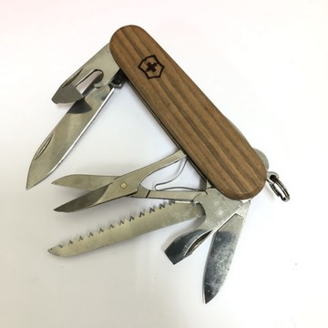 ［沐沐屋］Victorinox維氏 核桃木系列 91mm 獵人 13用瑞士刀