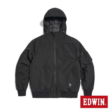EDWIN 男裝 連帽羽絨外套 (黑色)