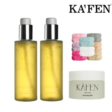 【KAFEN卡氛】2入組 277 LAB潔顏凝露160ml+KF溫和卸妝膏50ml*1+法蘭絨手腕帶*2組(隨機)