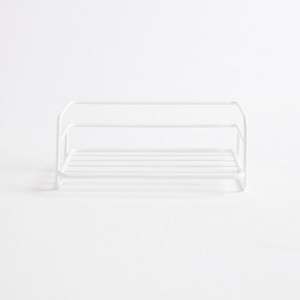 INK鐵製烤漆清潔用品收納架 白