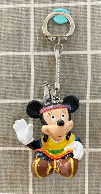 【震撼精品百貨】Micky Mouse 米奇/米妮  造型鑰匙圈 米妮印地安#01006 震撼日式精品百貨