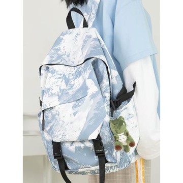法國Colorin Kite涂鴉書包男潮酷大學生女雙肩包小眾韓版原宿背包