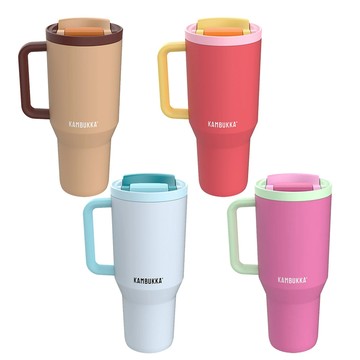 Kambukka卡沛卡 冰霸杯(950ml) (18/8不鏽鋼、矽膠、PP聚丙烯/多色/23.8x14x 10cm)