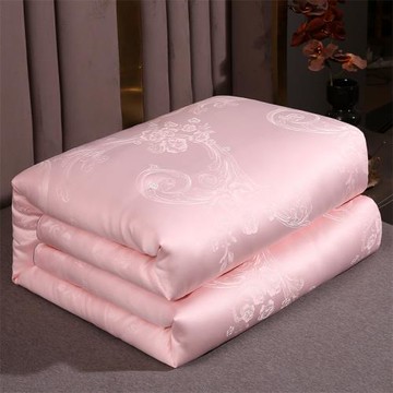 水晶官家紡100%純手工蠶絲被春秋被冬被子母空調夏涼被婚慶禮品被