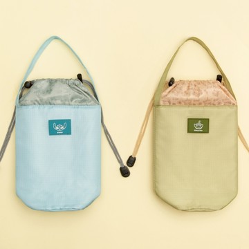 【Oolab 良杯製所】迪士尼夏日系列-防潑水保冷隨行杯提袋 三眼怪款