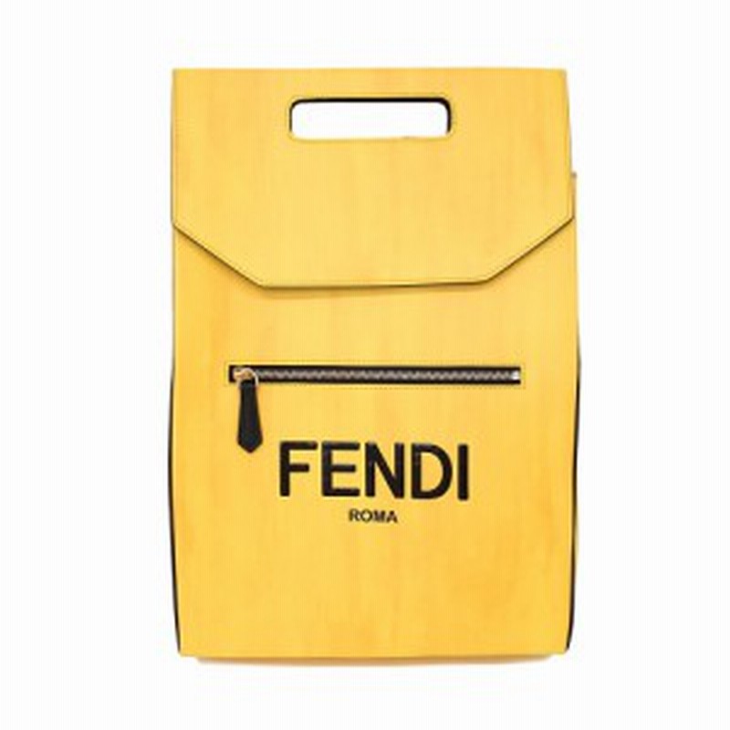 未使用 展示品 フェンディ Fendi カーフ レザー パック バックパック デイパック リュック イエロー 黄 7vz060 メンズ 通販 Lineポイント最大1 0 Get Lineショッピング