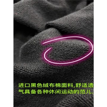 2026年新款潮牌老虎頭印花衛衣男女情侶圓領套頭純棉紅色海棠花