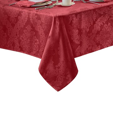 Elrene Barcelona Jacquard Damask Oblong Tablecloth, 84 x 60