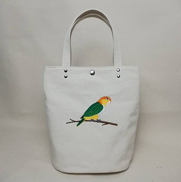 綠凱特 刺繡 小提袋  胚布袋 手提袋 客製繡英文字